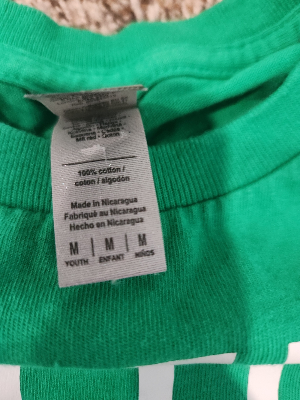 Celtics #33 Kids Green Graphic Tee- Larry Bird - Picture 3 of 3